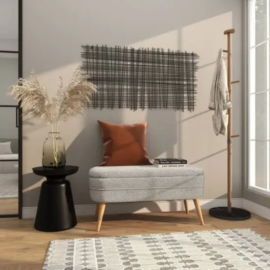 Black Metal Accent Table with Bell Shaped Base {12}