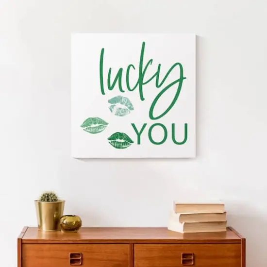 Lucky You 16" x 16" Canvas Wall Art {5}