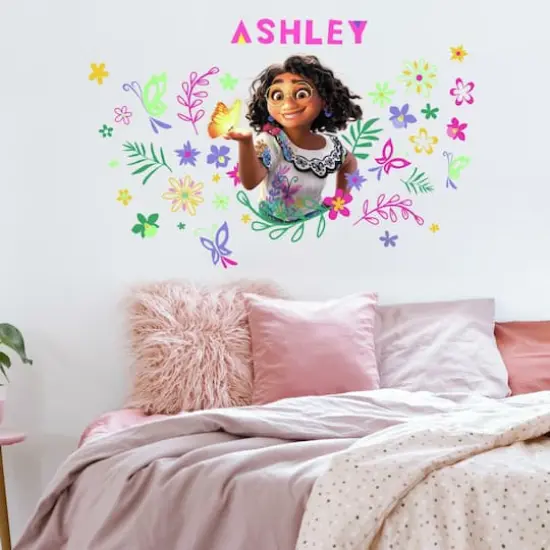RoomMates Encanto Mirabel Headboard Peel & Stick Giant Wall Decal with Alphabets {6}