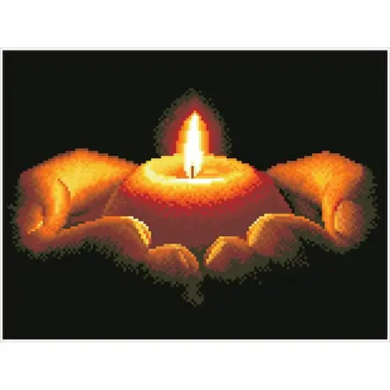 Diamond Dotz&reg; Intermediate Daily Prayer Pre-Framed Diamond Painting Kit {3}