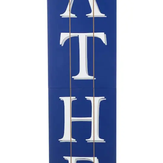 Glitzhome&reg; 5ft. Blue Father's Day Porch Sign {6}
