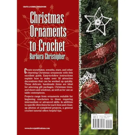 Dover Publications Christmas Ornaments To Crochet {6}