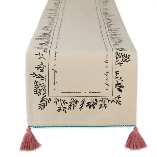 DII&reg; 72" Gather Together Embellished Table Runner {1}