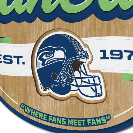 NFL Fan Cave Sign Seattle Seahawks {5}