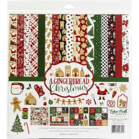 Echo Park&trade; A Gingerbread Christmas Collection Kit, 12" x 12" {1}