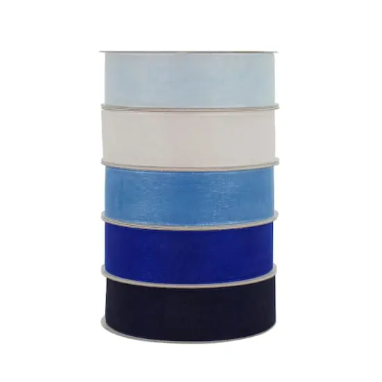 5 Color Sheer Value Pack Ribbon by Celebrate It&reg; Blue {3}