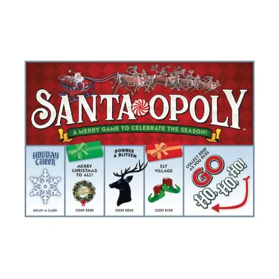 Santa-Opoly Board Game {3}