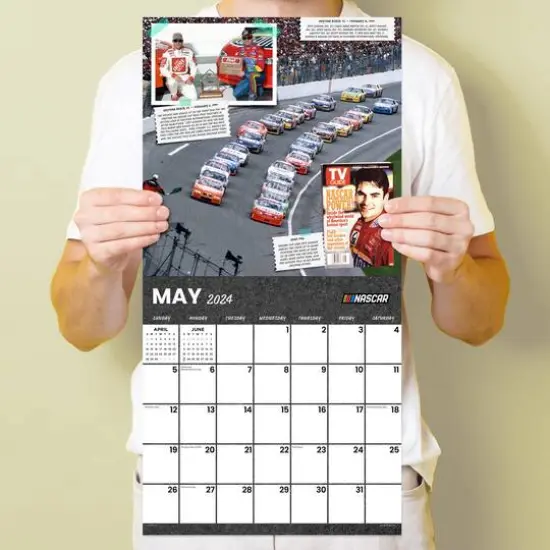 TF Publishing 2024 NASCAR Heritage Wall Calendar {6}