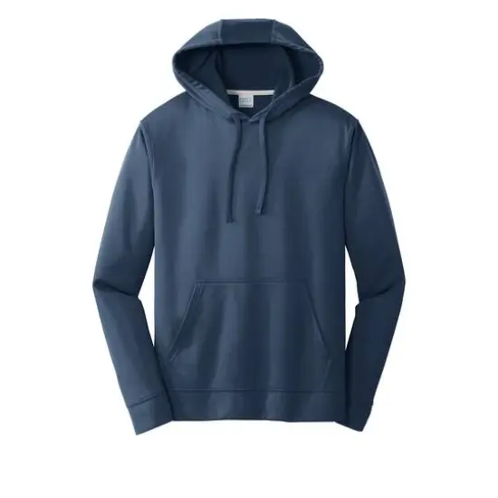 Port & Company&reg; Performance Fleece Pullover Hooded Adult Sweatshirt Deep Navy {1}