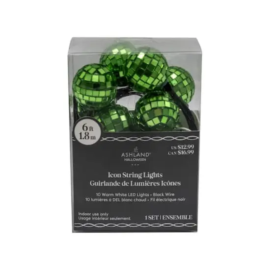 6ft. Green Disco Icon String Lights by Ashland&reg; {4}