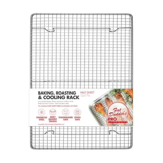 Fat Daddio's&reg; ProSeries Bakeware Half Sheet Baking, Roasting & Cooling Rack {1}