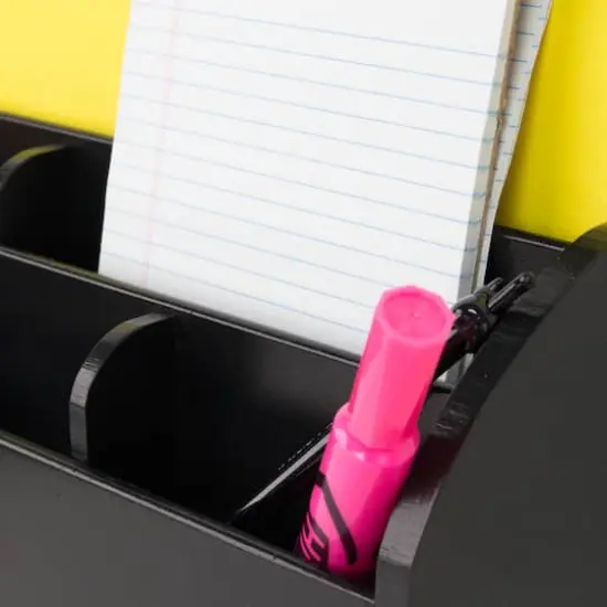 American Art Décor™ Black Space Saving Desk Organizer with USB Port {4}