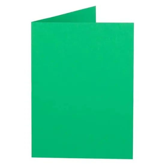 JAM Paper Green Blank Foldover Cards {3}