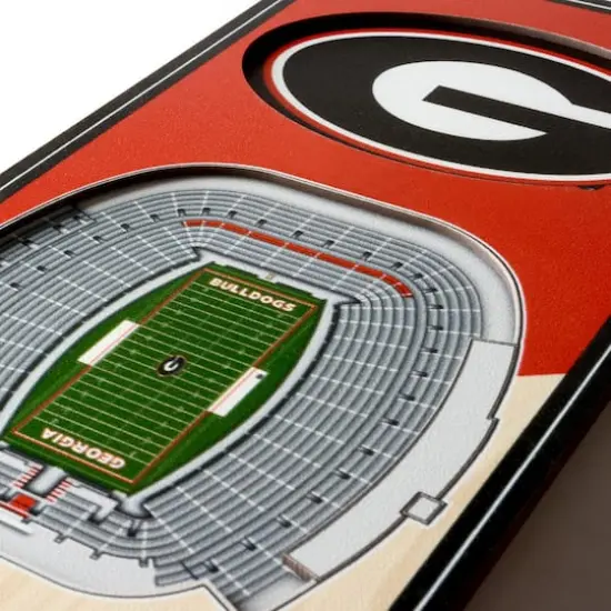 NCAA 6" x 19" StadiumView 3D Banner Georgia Bulldogs {5}