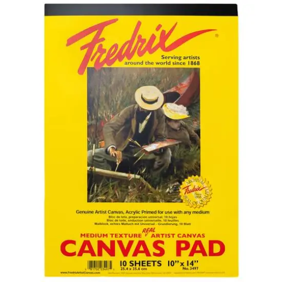FREDRIX Creative Series White Canvas Pad {1}