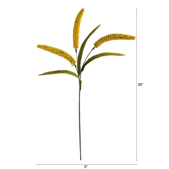 30" Yellow Sorghum Harvest Spray, 12ct. {3}