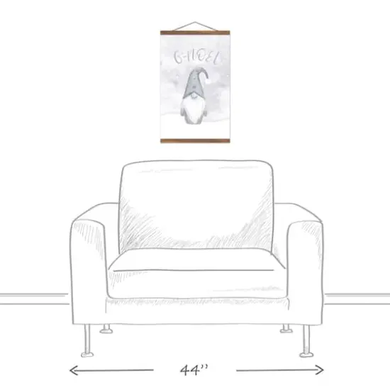 Gnoel Gnome 12x18 Teak Hanging Canvas {4}