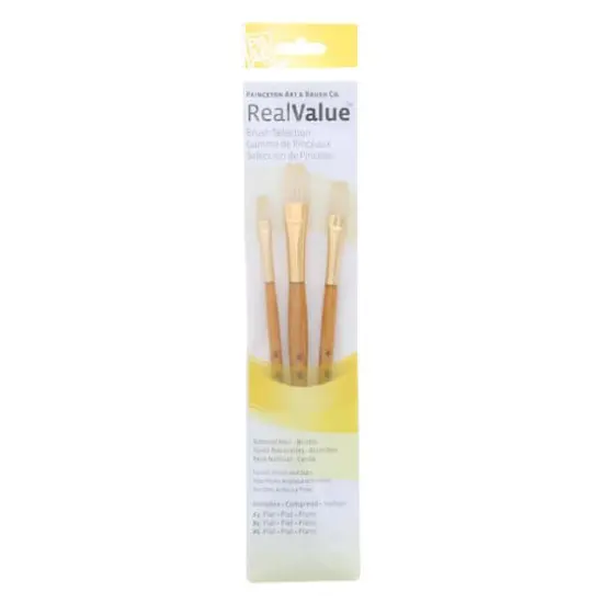 Princeton&trade; RealValue&trade; Bristle Flat 3 Piece Brush Set {1}