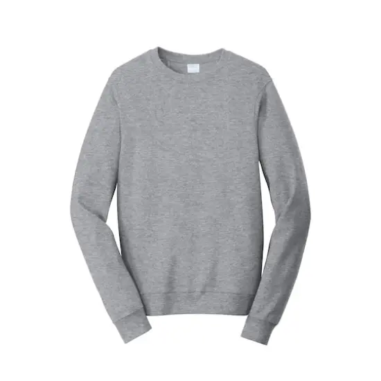 Port & Company® Fan Favorite™ Fleece Crewneck Sweatshirt Athletic Heather {1}