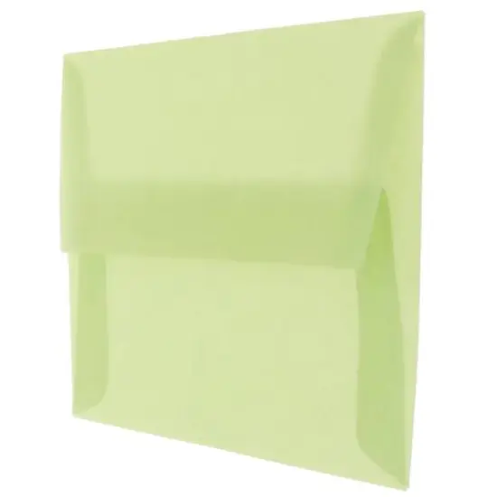 JAM Paper A1 Translucent Vellum Invitation Envelopes, 25ct. Leaf Green {4}