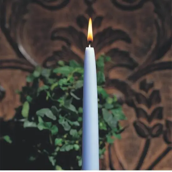 Root Candles 12" Unscented Taper Candles, 12ct. Platinum {4}