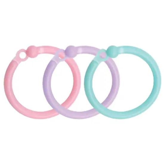 We R Memory Keepers® Cinch Pink, Lilac & Blue Plastic Loop Binding, 24ct. {3}