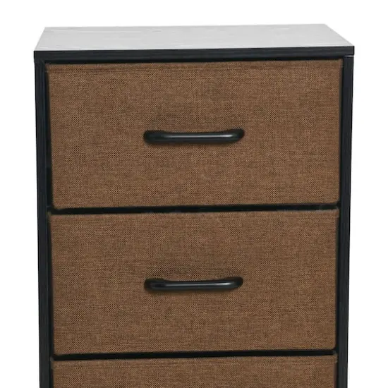 Household Essentials 33" 4-Drawer Dresser Black {7}