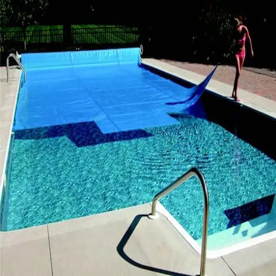 18ft. Blue Round Heat Wave Solar Blanket Swimming Pool Cover {1}