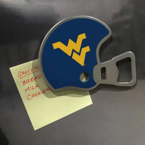College Football Season Opener Bottle Opener West Virginia Moutaineers {5}