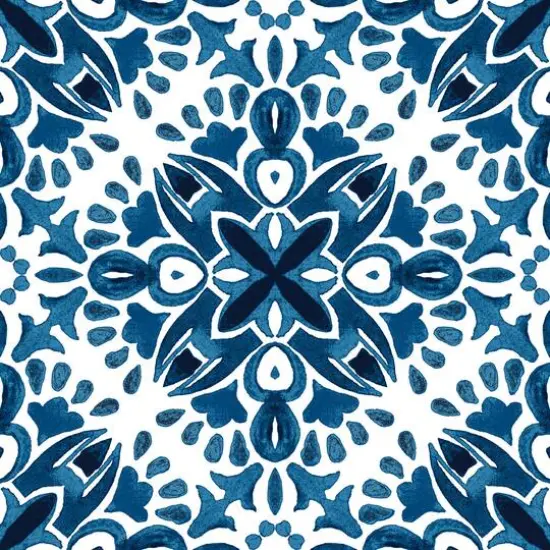 RoomMates Amalfi Blue Peel & Stick Floor Tile {1}