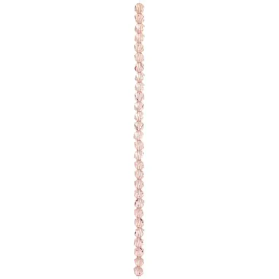 Pink Triangle Cut Glass Beads, 6mm by Bead Landing&trade; {4}