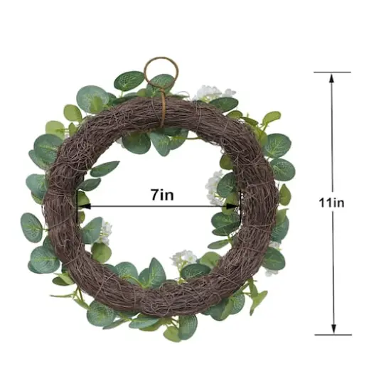 Mini White Blossom Wreath by Ashland&reg; {4}