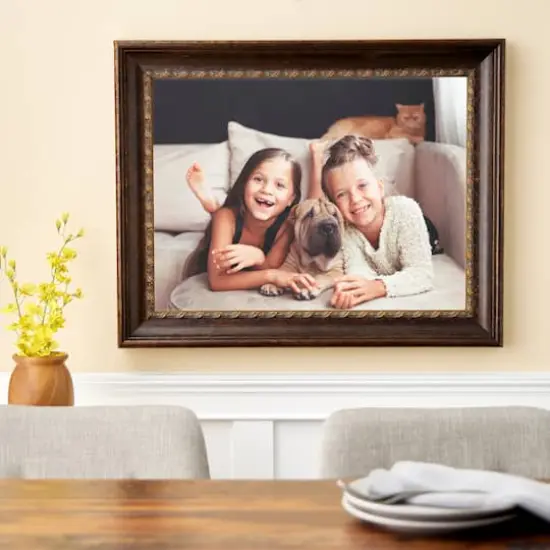 Gold Open Back Frame With Red Accents by Studio D&eacute;cor&reg; {3}