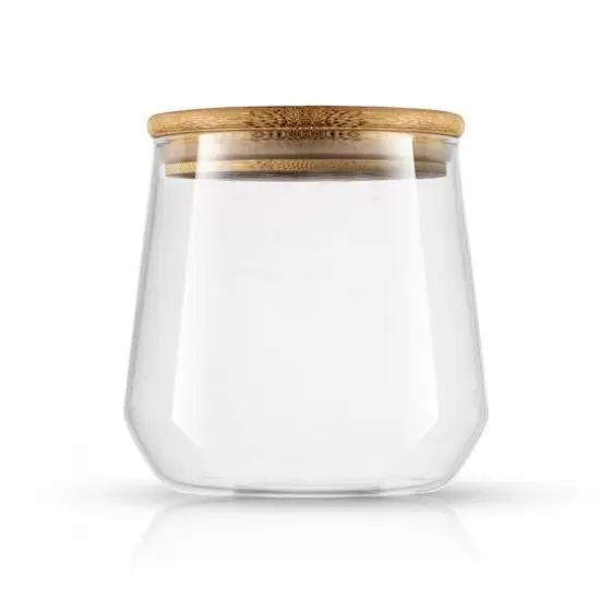 JoyJolt&reg; 31oz. Glass Storage Jar with Bamboo Lid {4}