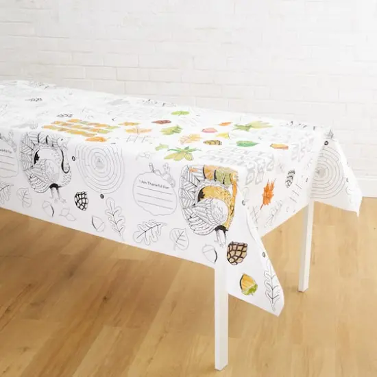 88" Thanksgiving Color-In Table Cloth by Celebrate It&trade; {4}