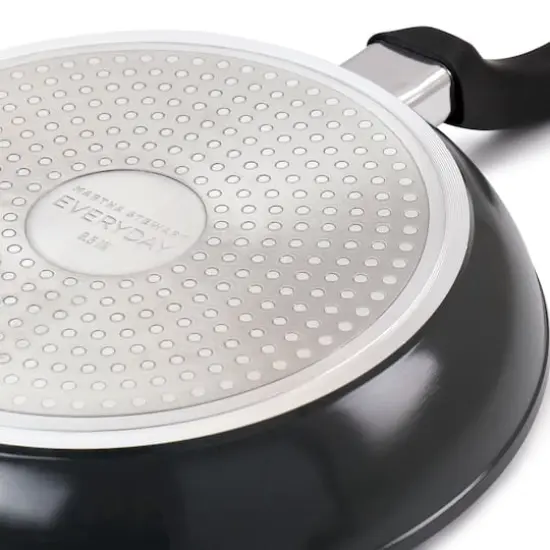 Martha Stewart Everyday 9.5" Gray Nonstick Aluminum Frying Pan {4}