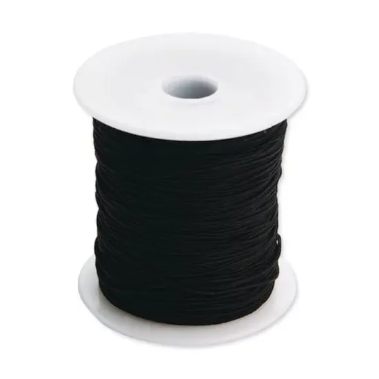S&S&reg; Worldwide 0.8mm Black Elastic Cord {1}