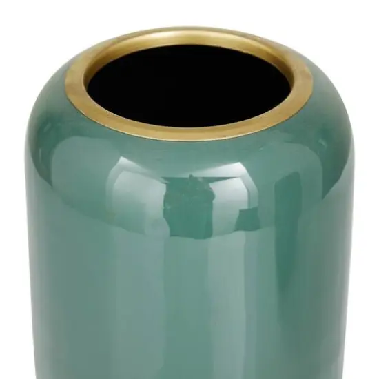 Metal Vase Set Green {4}