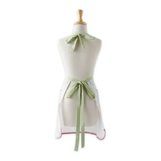 Blue Blossom Printed Apron {3}