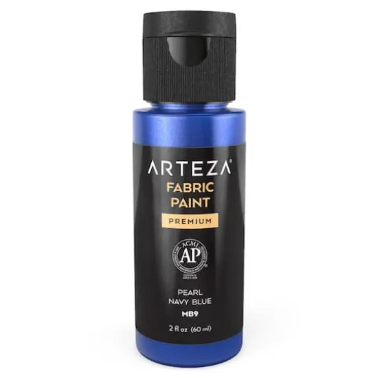 Arteza&reg; 14 Color Metallic Fabric Paint Set {8}