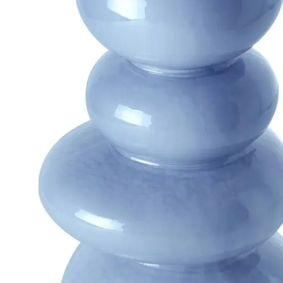 American Art Decor Foggy Blue Cairns Glass Vase Set {6}