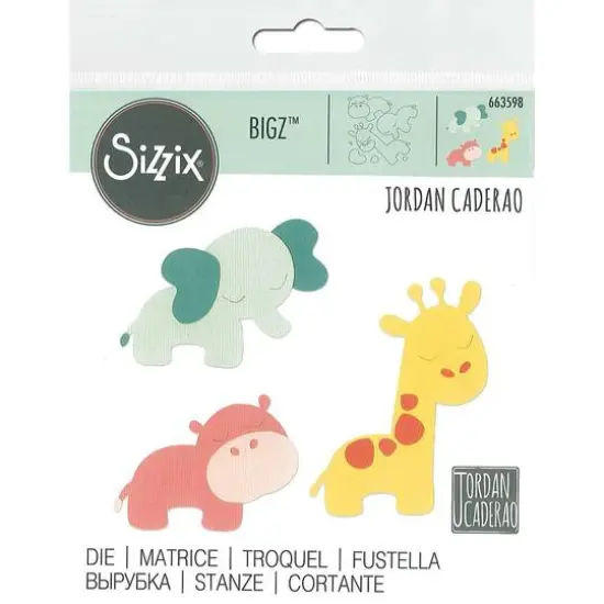 Sizzix&reg; Bigz Jungle Animals Die {1}