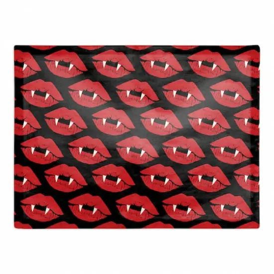 Vampire Lips Polyester Twill Placemat {1}