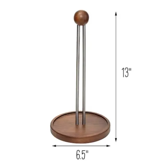 Honey Can Do Acacia Paper Towel Holder {5}