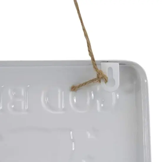 8.75" Metal Patriotic GOD BLESS AMERICA Sign Wall D&eacute;cor {5}