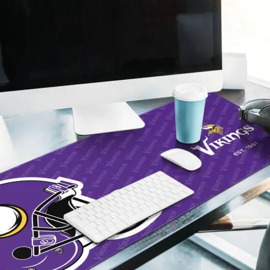 Logo Series Desk Pad Minnesota Vikings {5}