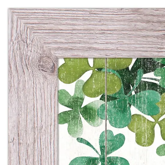 Irish Kisses Shamrock Wishes Framed Print 16" x 20" Western White Framed Print {4}