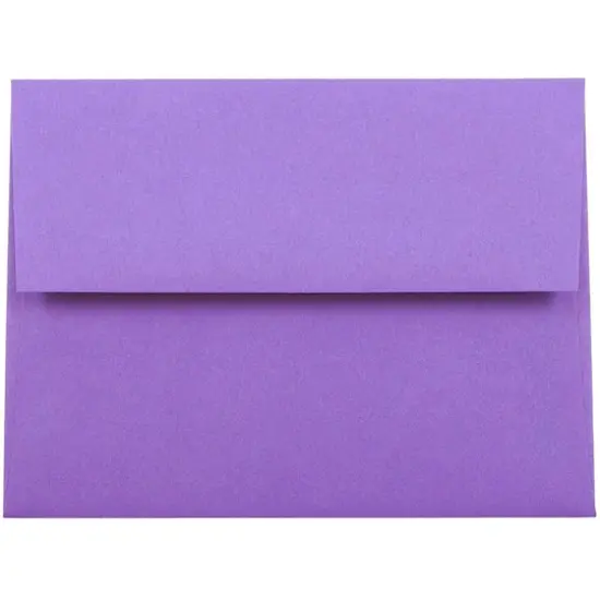 JAM Paper A2 Colored Invitation Envelopes, 50ct. Violet Purple {1}