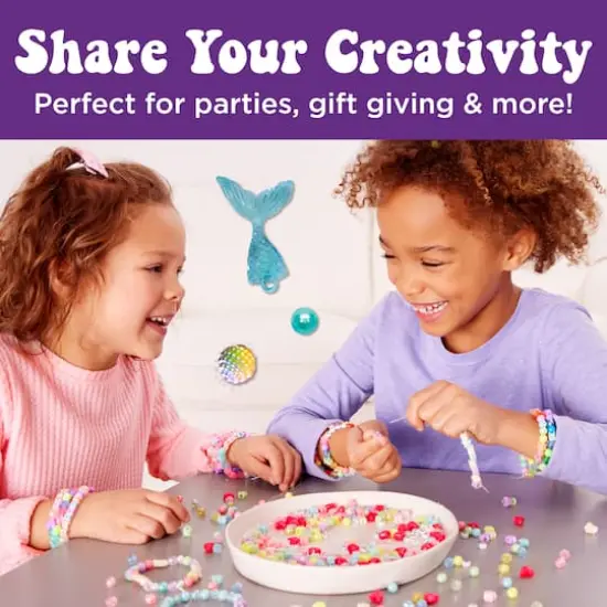 Creativity for Kids&reg; Mermaid Bead Jewelry Jar {6}