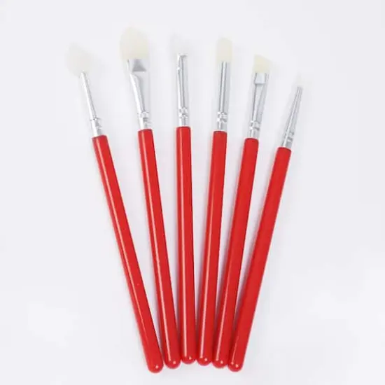 6 Piece Silicone Brush Set by Craft Smart&reg; {3}